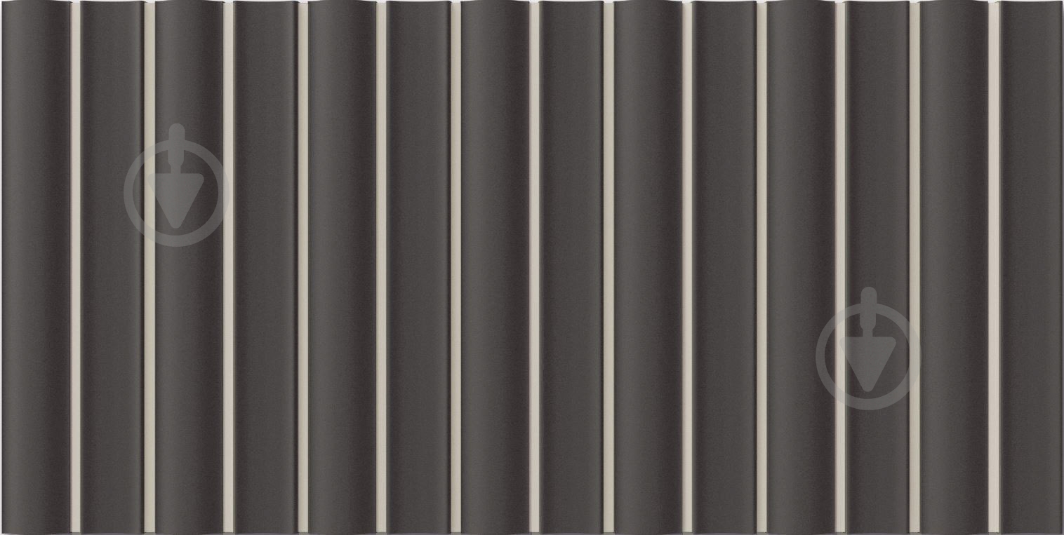 Плитка WOW TILES S.L. Faces Bars Coal 12,5x25 см - фото 1