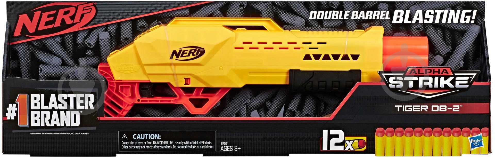 Бластер Hasbro Nerf Alpha Strike Tiger DB-2 E7561 - фото 2