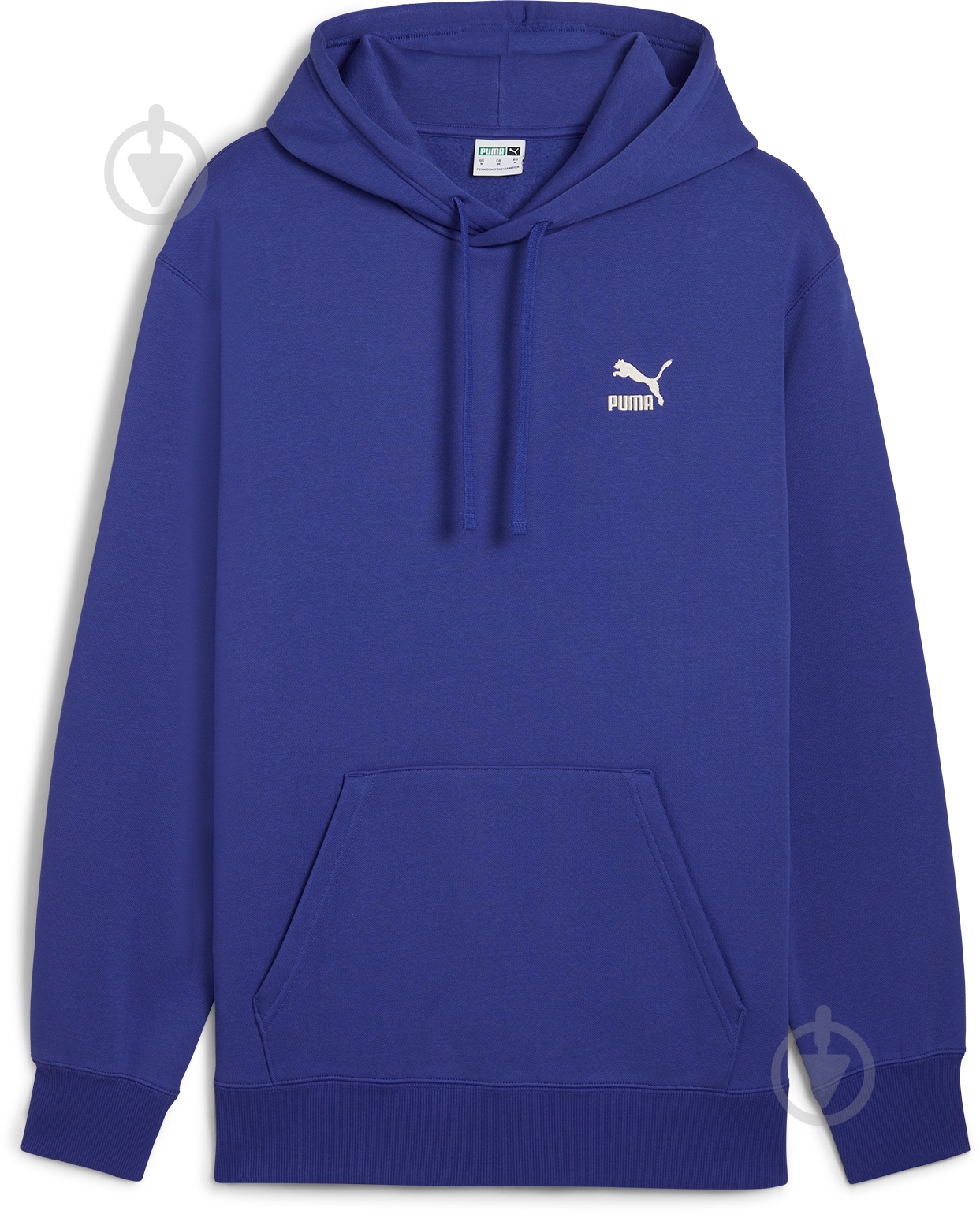 Джемпер Puma CLASSICS SMALL LOGO HOODIE FL 53559627 р.L синий - фото 1 Джемпер Puma CLASSICS SMALL LOGO HOODIE FL 53559627 р.L синий - фото 1
