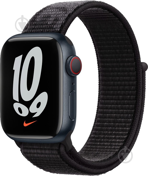 Ремешок Apple 45mm Black Nike Sport Loop Regular ML343ZM/A - фото 2