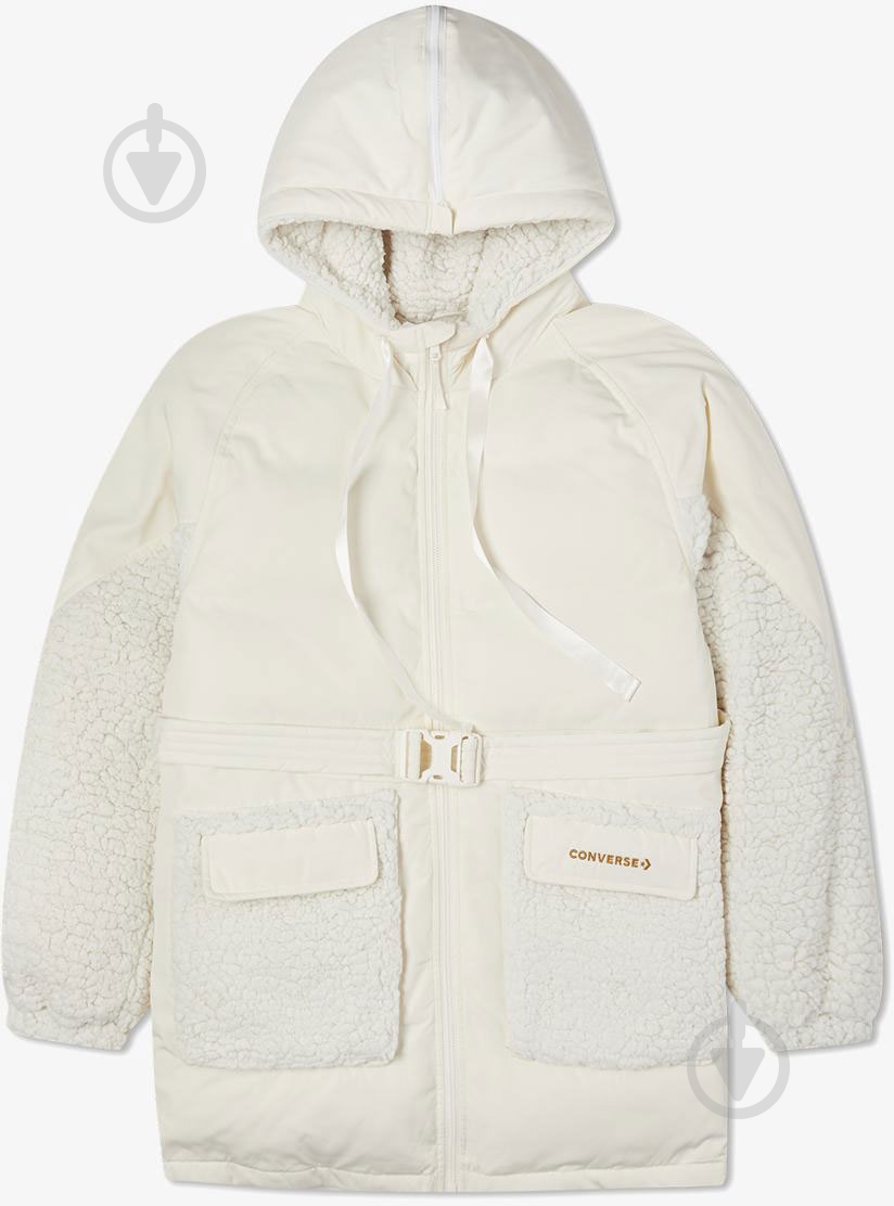 Пуховик мужская зимняя Converse Down Short Jacket 10021987-281 р.L белый - фото 1