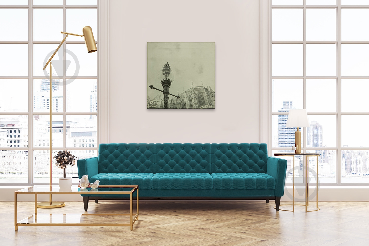 Картина холст дерево 40x40 см КЕ014-4040 - фото 2
