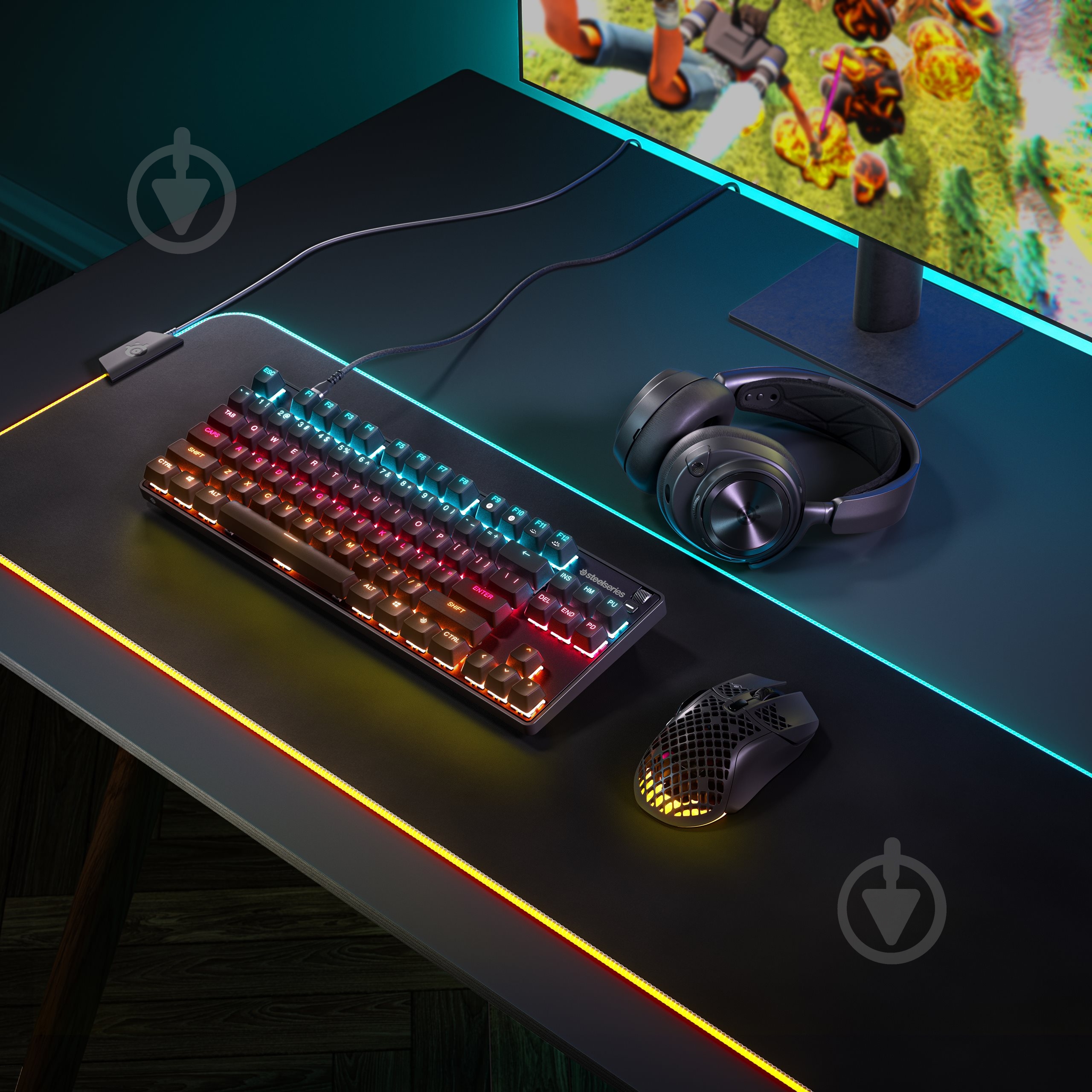 Клавиатура SteelSeries APEX 9 TKL (SS64847) black - фото 7