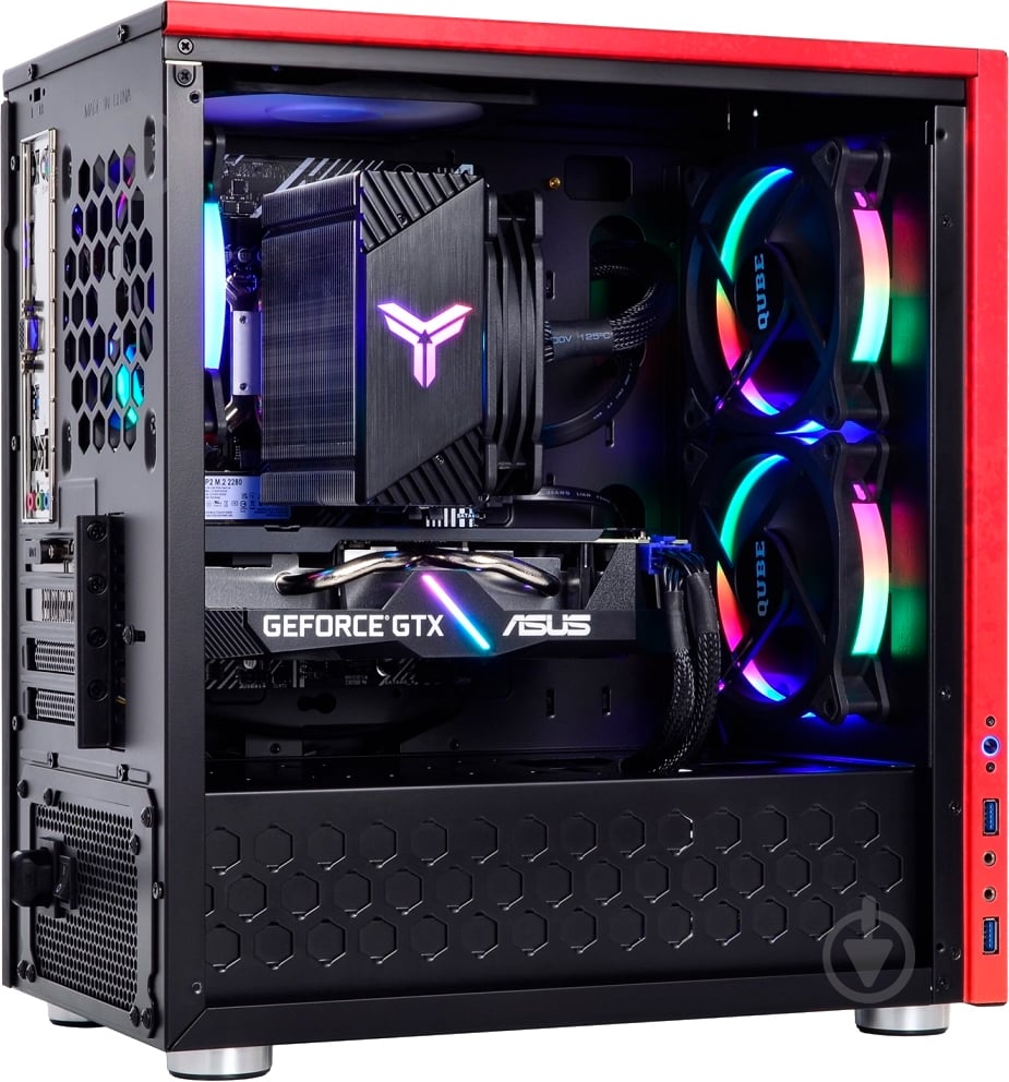 Системний блок Artline Overlord CG10 (CG10v02AP) black/red - фото 7