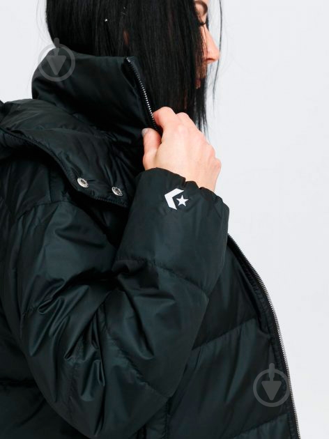 Куртка женская зимняя Converse Short Down Jacket Entry Level 10021998-001 р.XS черная - фото 4