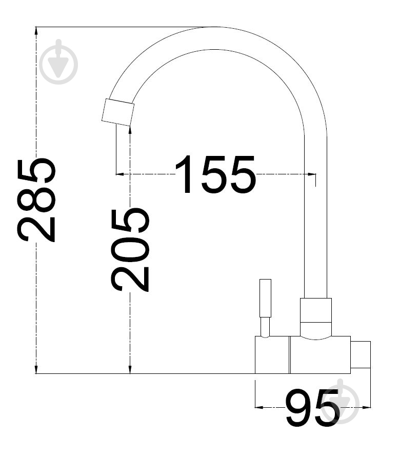 Кран Mixxen Профи Mxin0438 - фото 2