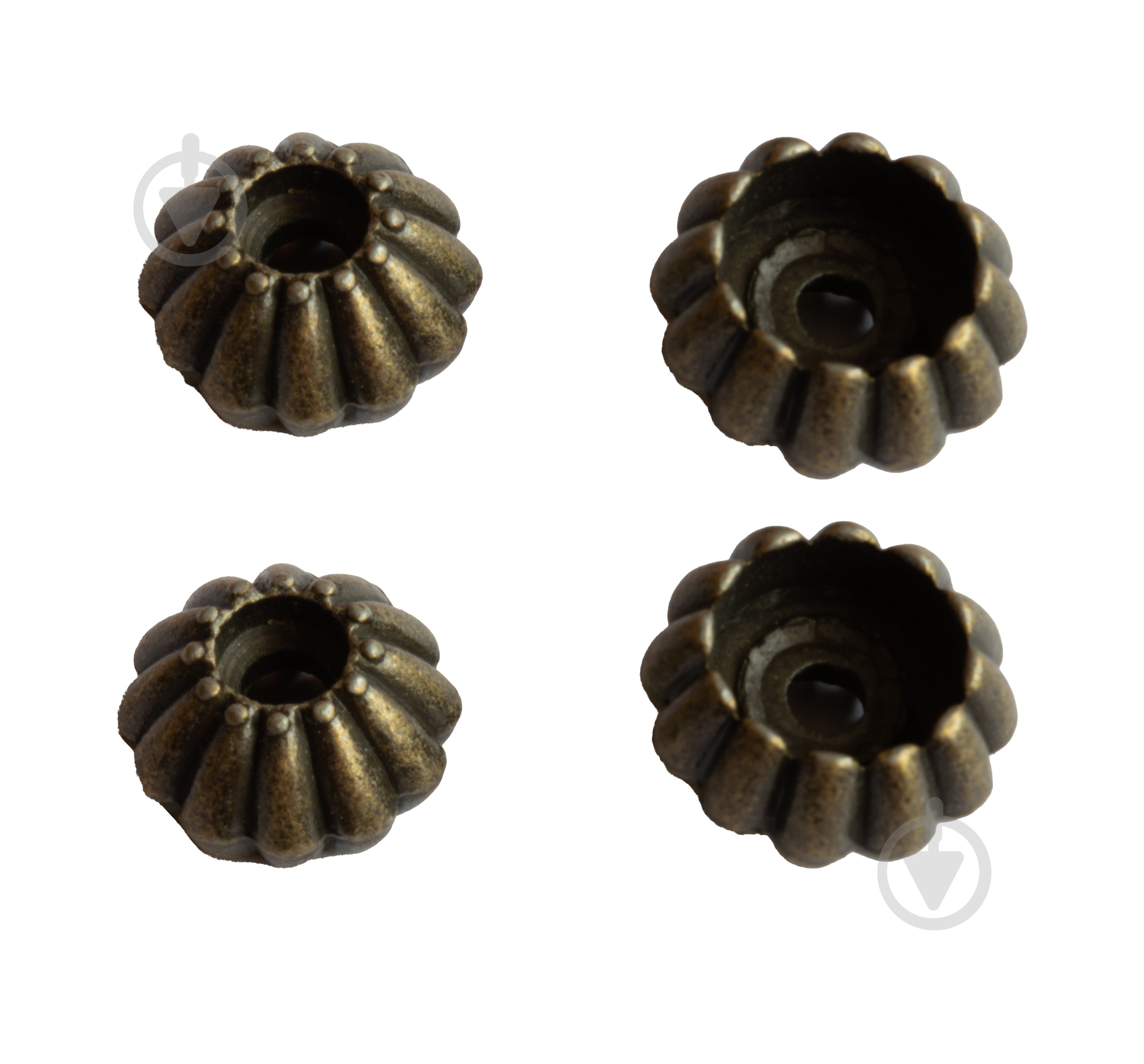 Ножки декоративные старая бронза 20х16 мм 4 шт. - фото 1