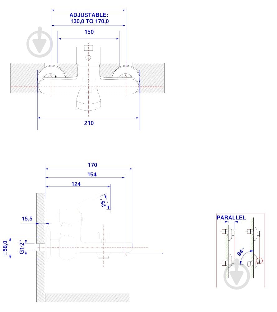 Смеситель для ванны Mixxen Тренд MXTP0463 - фото 2 Смеситель для ванны Mixxen Тренд MXTP0463 - фото 2