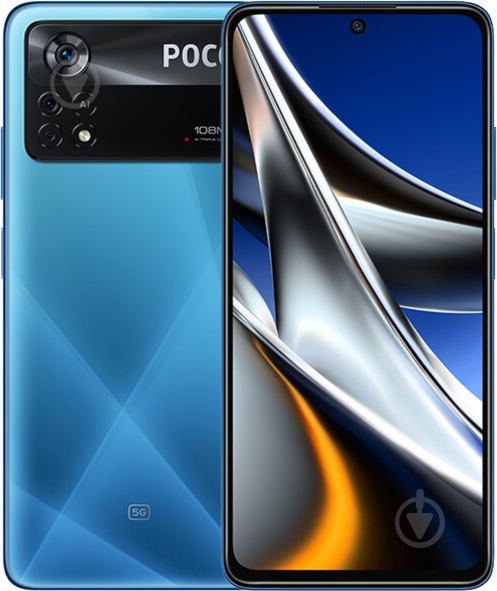 Смартфон POCO X4 Pro 5G 6/128GB laser blue (942646) - фото 1 Смартфон POCO X4 Pro 5G 6/128GB laser blue (942646) - фото 1