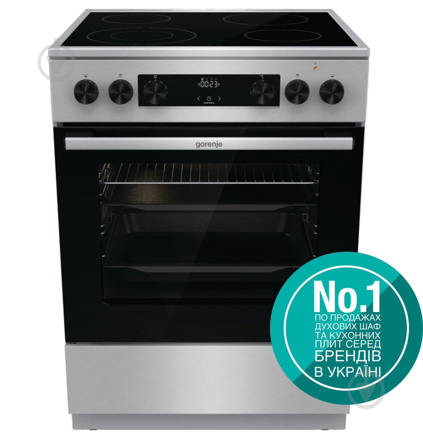 Плита электрическая Gorenje GECS6C70XC - фото 2 Плита электрическая Gorenje GECS6C70XC - фото 2