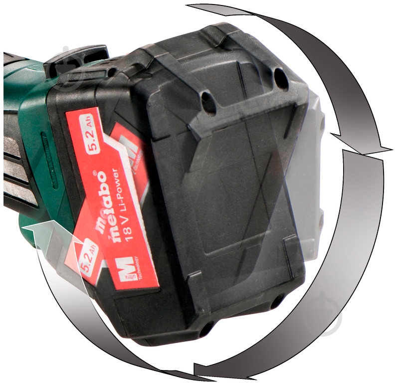 Болгарка (угловая шлифмашина) Metabo W 18 LTX 150 M-Quick 600404650 2X5.2AH LI-ION - фото 3 Болгарка (угловая шлифмашина) Metabo W 18 LTX 150 M-Quick 600404650 2X5.2AH LI-ION - фото 3