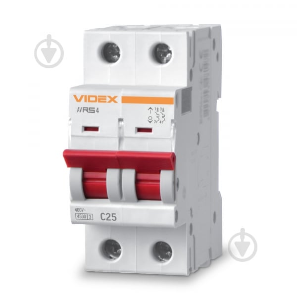 Автоматический выключатель Videx VF-RS4-AV2C25 26517 - фото 1