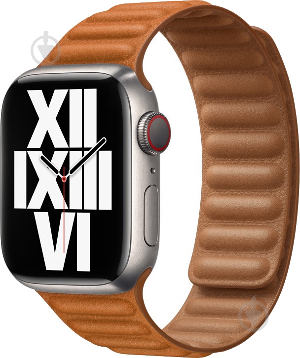 Ремешок Apple 41mm Dark Cherry Leather Link M/L ML7N3ZM/A - фото 2
