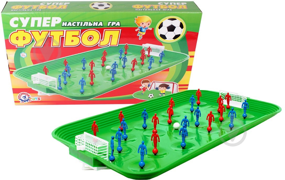 Игра настольная ТехноК Суперфутбол 946 - фото 1 Игра настольная ТехноК Суперфутбол 946 - фото 1