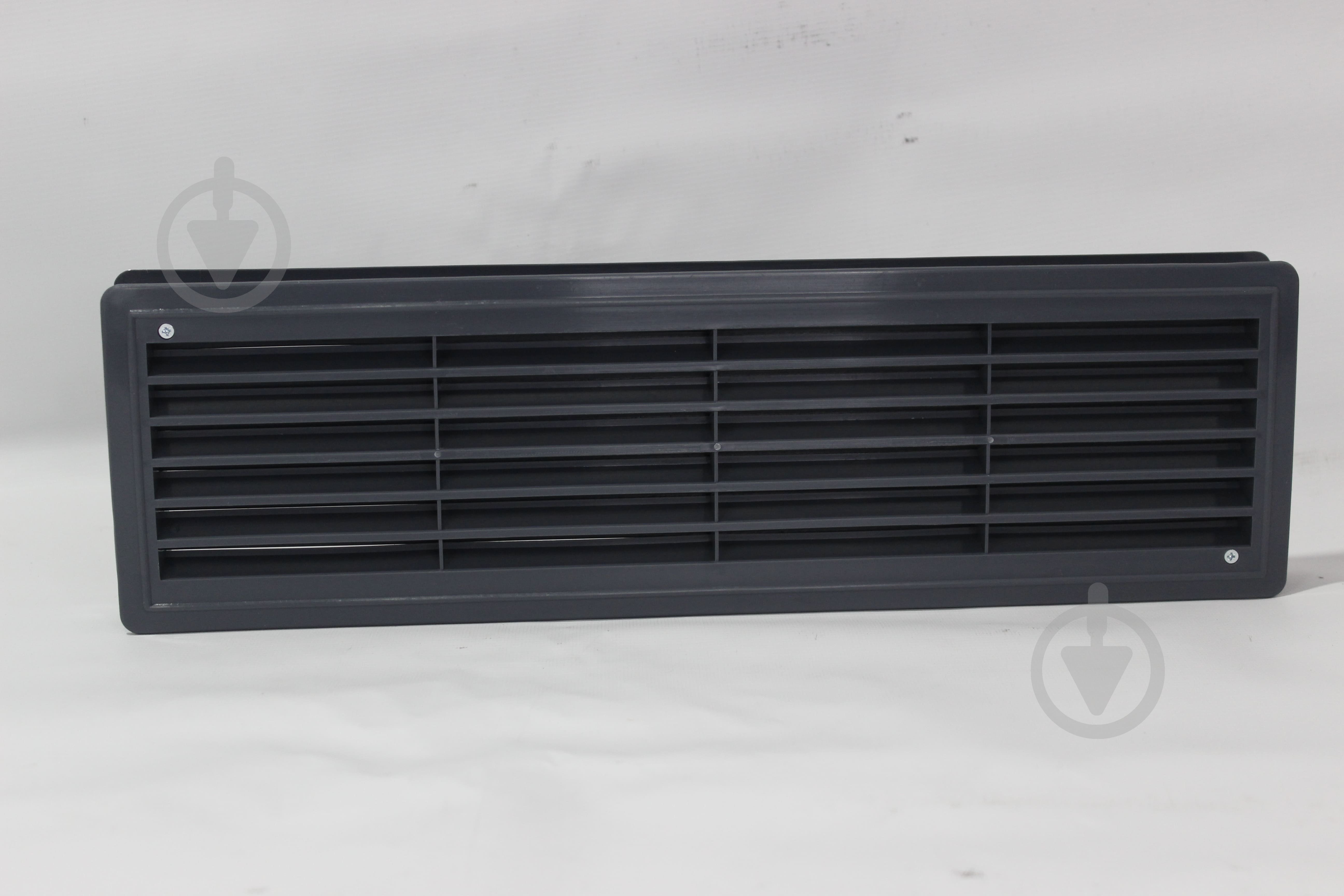 Решетка вентиляционная AirRoxy дверная 115x430 graphite пластик - фото 5 Решетка вентиляционная AirRoxy дверная 115x430 graphite пластик - фото 5