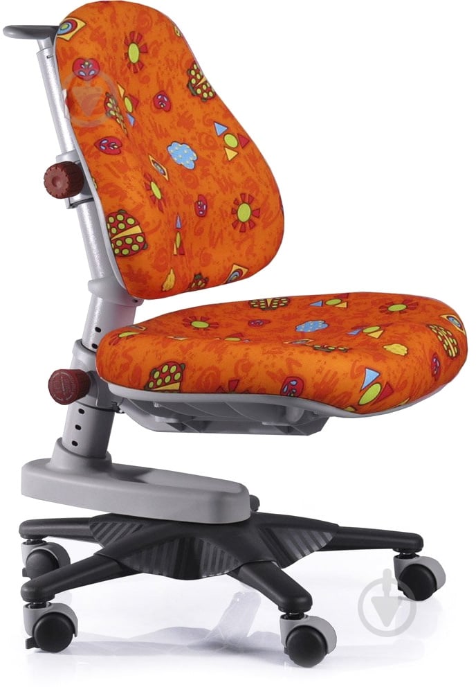 Кресло Mealux Newton RO (Y-818 RO) оранжевый/с жучками - фото 1