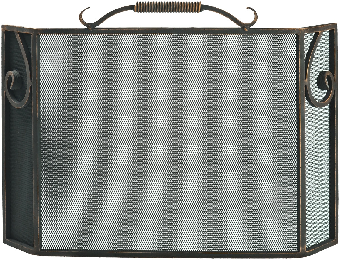 Каминная сетка 3-х створчатая - фото 1