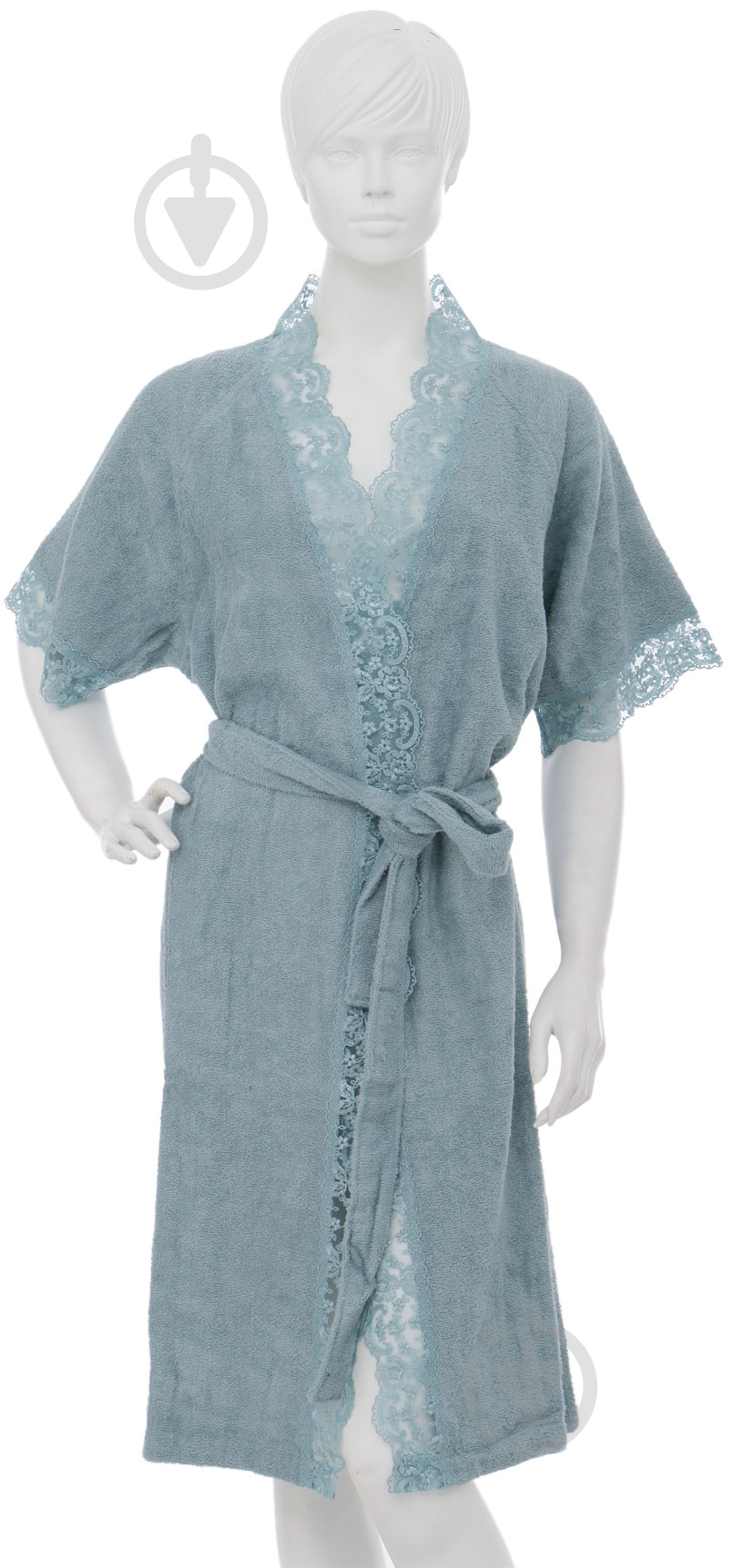 Халат домашний La Nuit Home Lace р. S ментол 26-104 - фото 1
