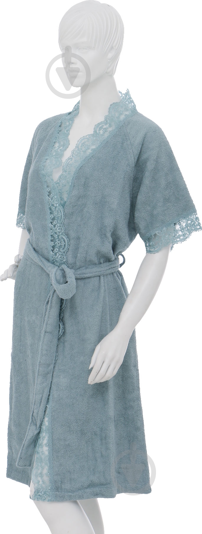Халат домашний La Nuit Home Lace р. S ментол 26-104 - фото 2