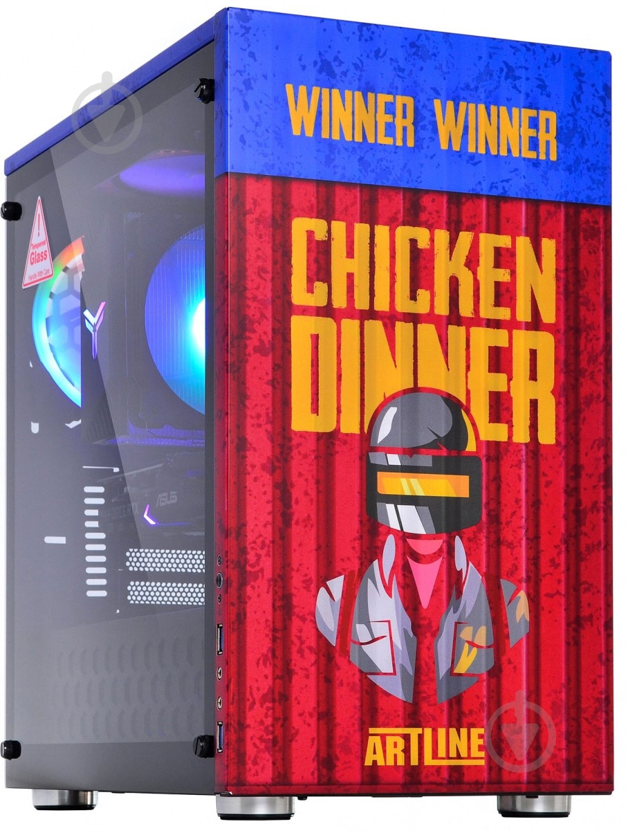 Компьютер Artline Overlord CG10 (CG10v05PG) blue/red - фото 1 Компьютер Artline Overlord CG10 (CG10v05PG) blue/red - фото 1