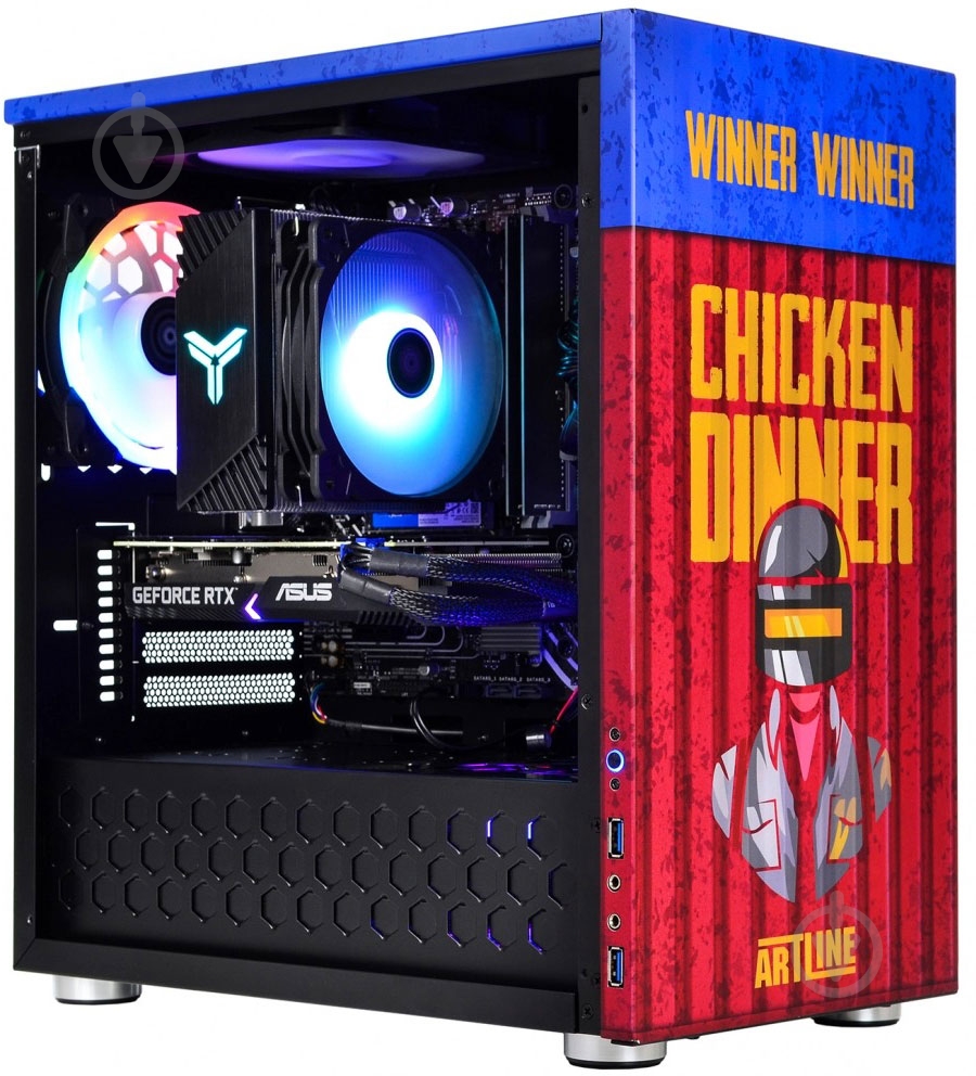 Компьютер Artline Overlord CG10 (CG10v05PG) blue/red - фото 8 Компьютер Artline Overlord CG10 (CG10v05PG) blue/red - фото 8