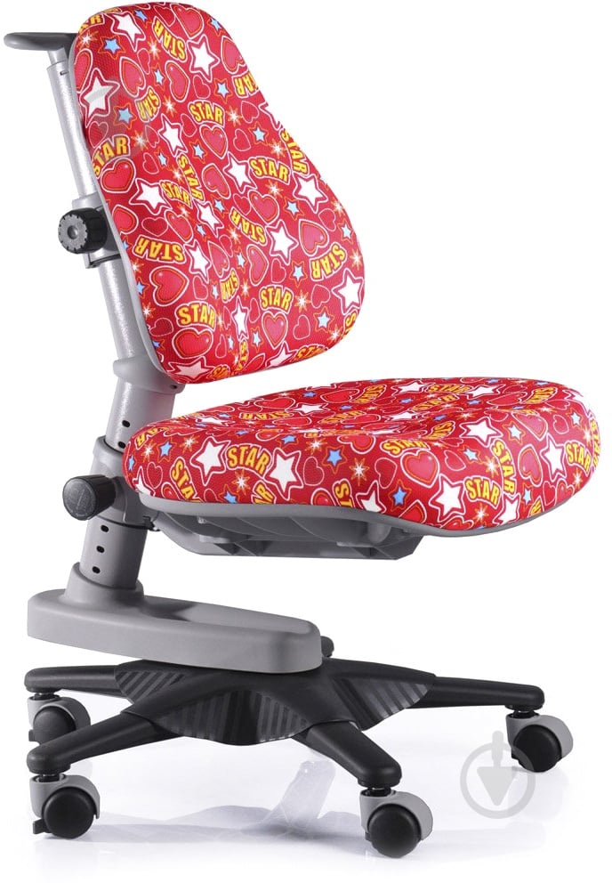 Кресло Mealux Newton ST (Y-818 ST) красный/со звездочками - фото 1