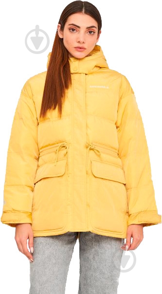 Пуховик женская зимняя Converse Mid Down Jacket 10021994-741 р.XL желтый - фото 1 Пуховик женская зимняя Converse Mid Down Jacket 10021994-741 р.XL желтый - фото 1