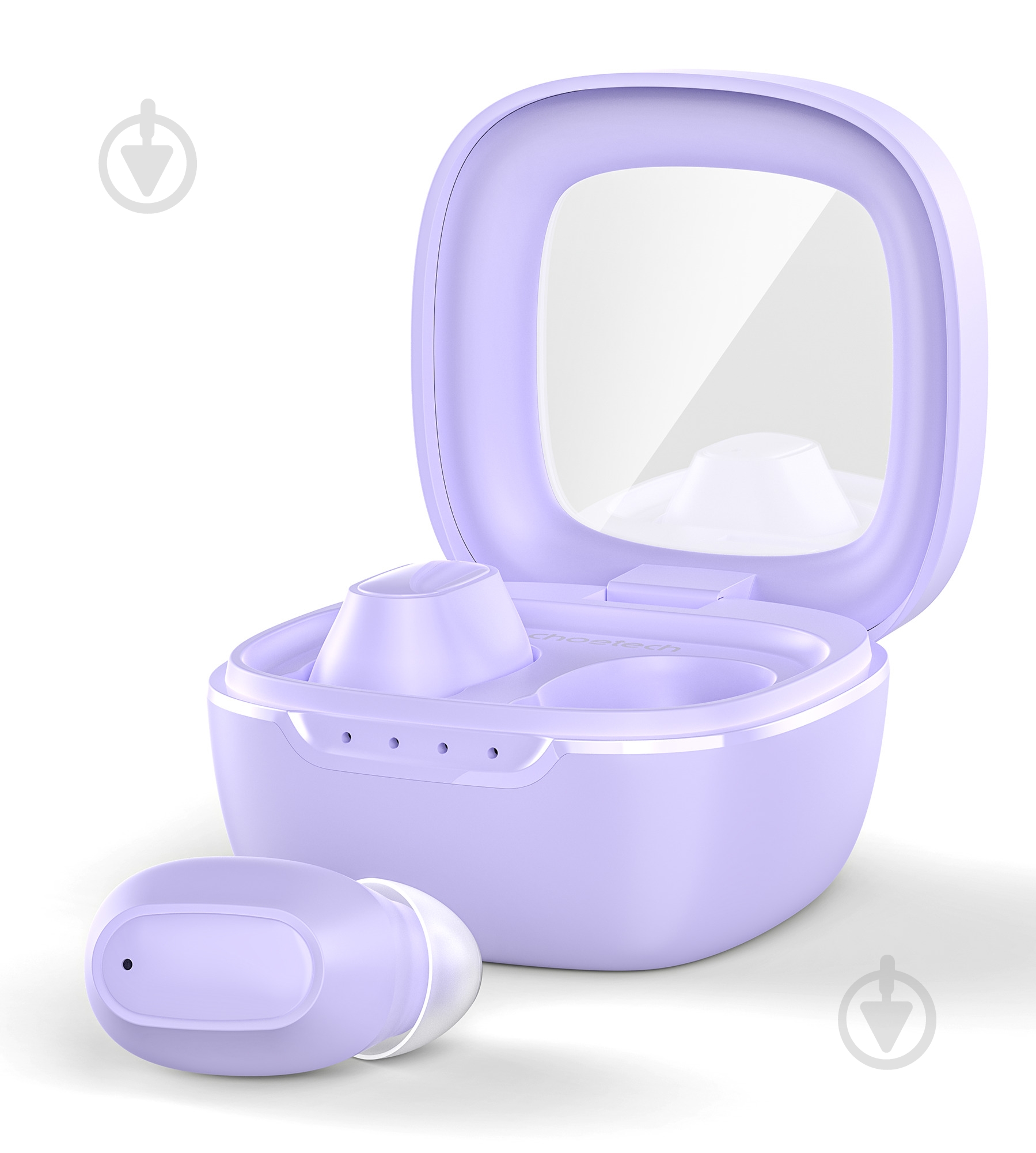 Навушники бездротові Choetech TWS Small Cube (HEAD-CHOE-BH-T23-PU) - фото 1