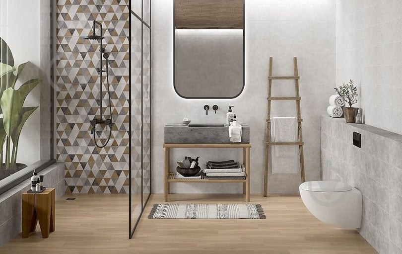 Плитка Cersanit Denize light grey 20x60 см - фото 5