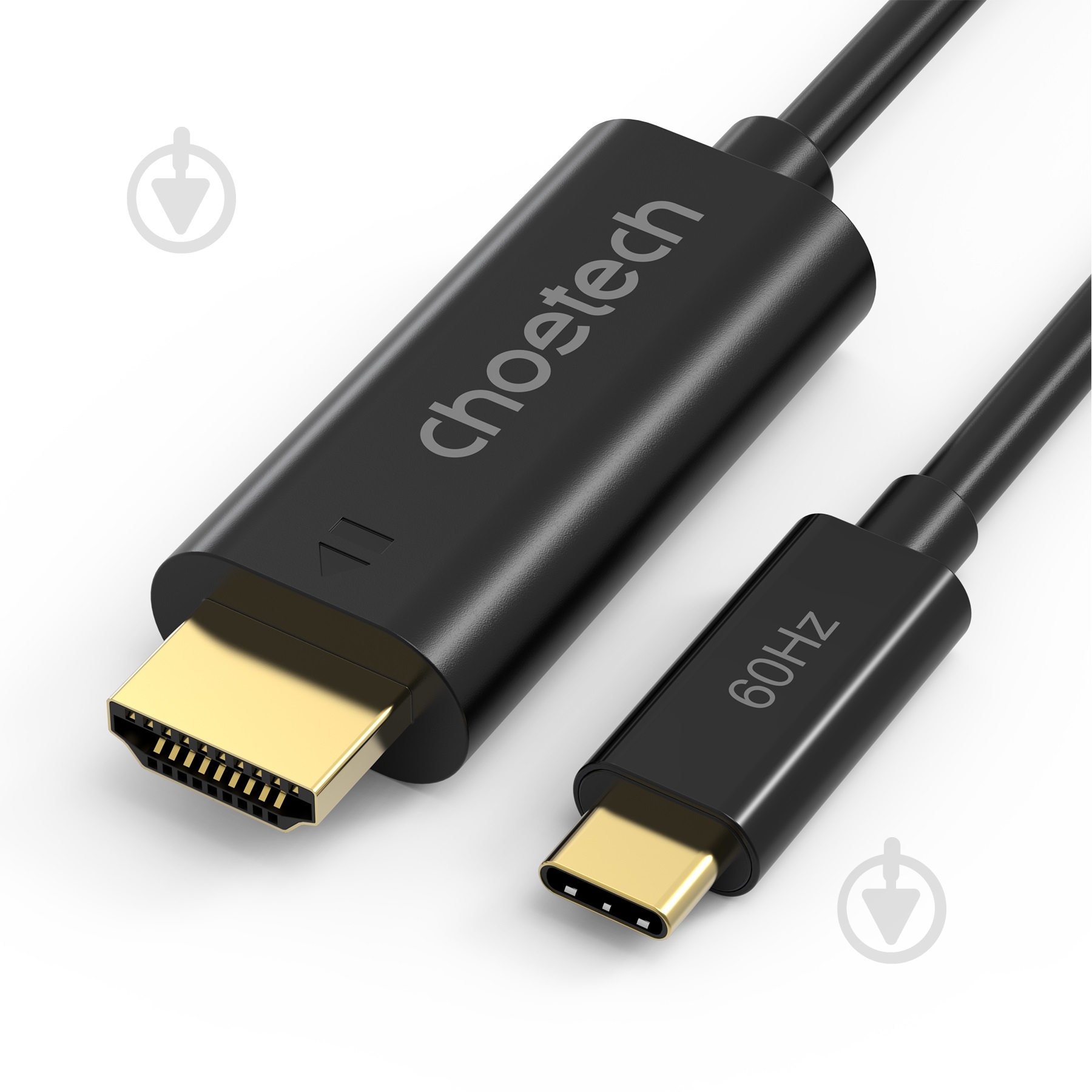 Кабель Choetech Type-C - HDMI (CH0019-BK-V3) 1,8 м чорний (CAB-CHOE-TYPC-HDMI-1) - фото 1