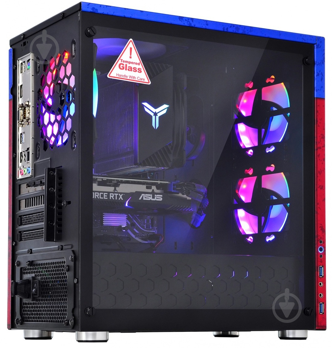 Системный блок Artline Overlord CG10 (CG10v06PG) blue/red - фото 14 Системный блок Artline Overlord CG10 (CG10v06PG) blue/red - фото 14