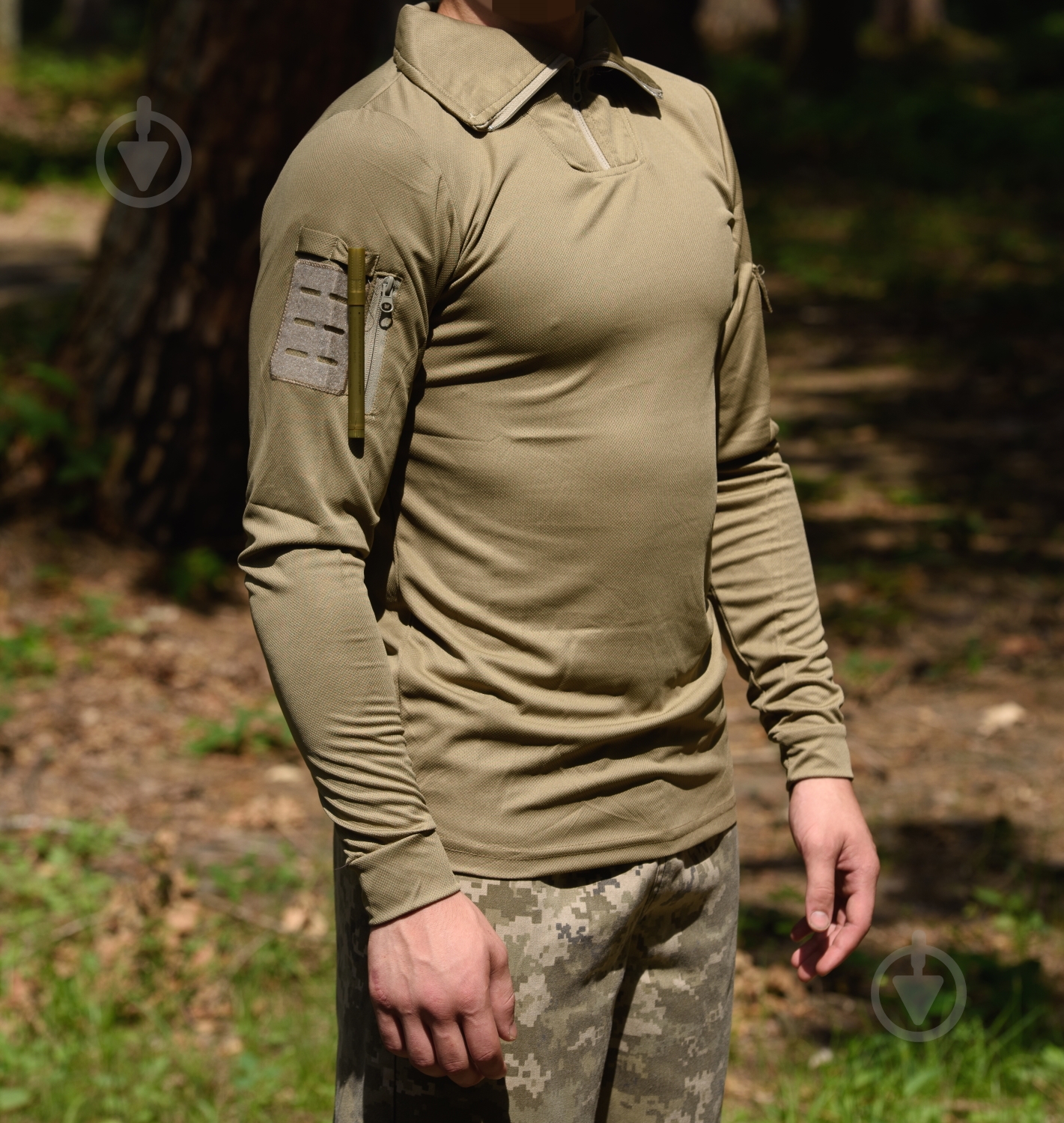 Сорочка Убакс з довгим рукавом р.XL бежевий - фото 3