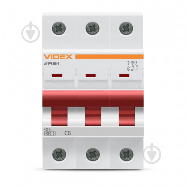 Автоматический выключатель Videx VF-RS4-AV3C06 26522 - фото 2 Автоматический выключатель Videx VF-RS4-AV3C06 26522 - фото 2