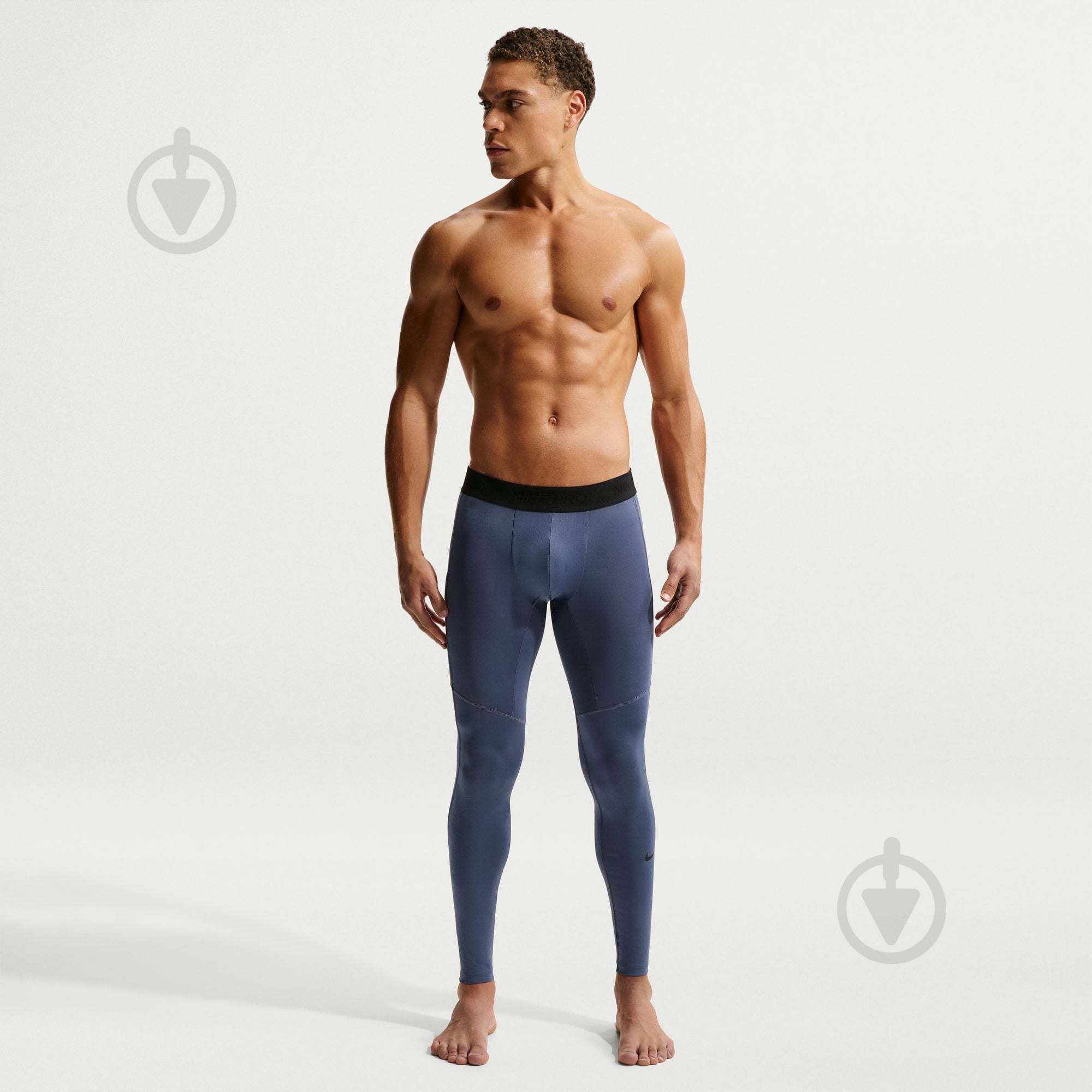 Лосины Nike Nike Pro FB7952-491 р.S голубой - фото 1