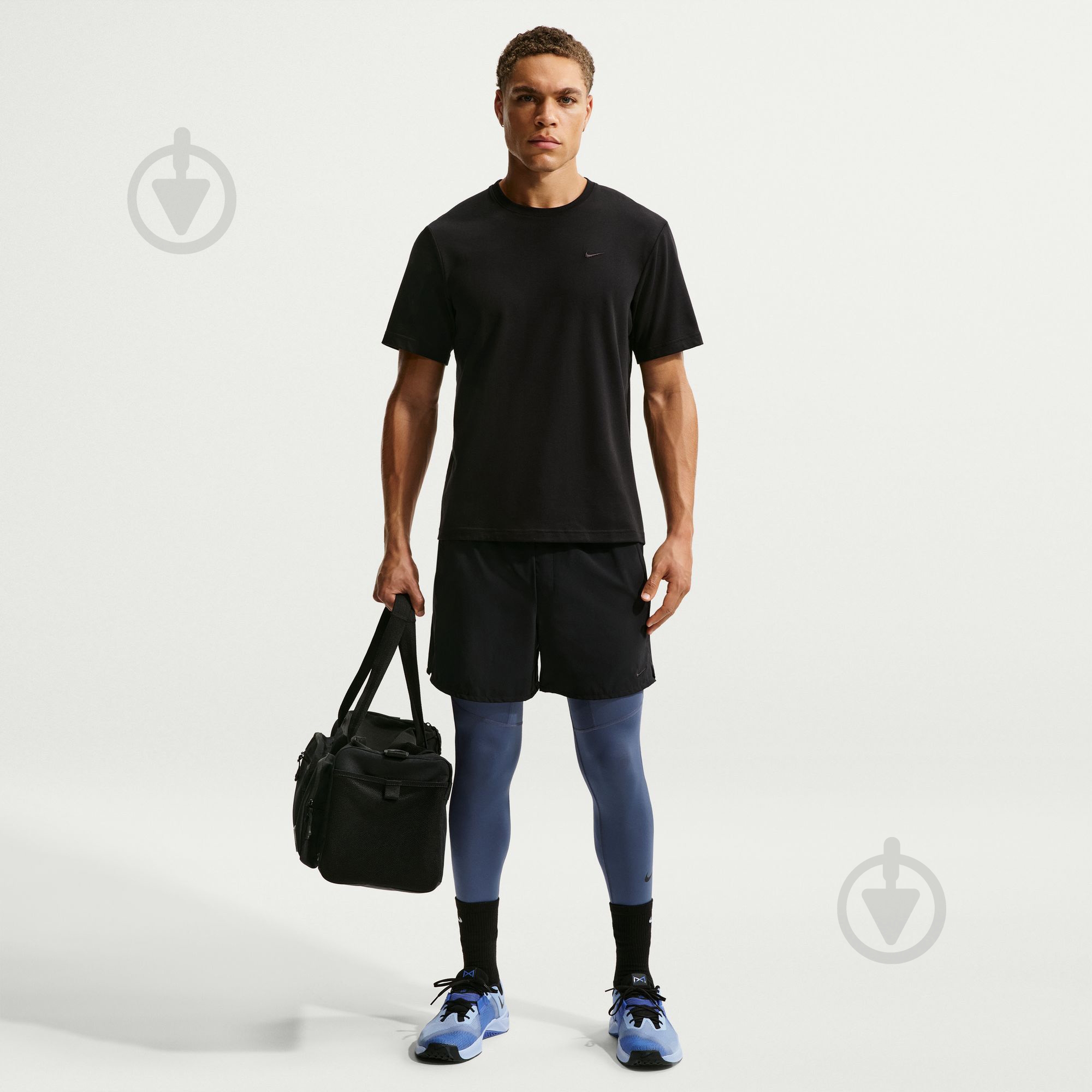 Лосины Nike Nike Pro FB7952-491 р.S голубой - фото 6