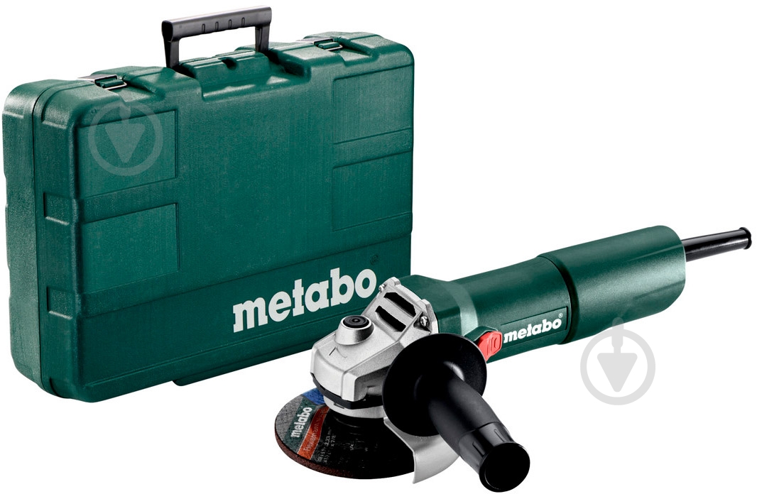Болгарка (угловая шлифмашина) Metabo W 750-115 603604500 пластиковый кейс - фото 1