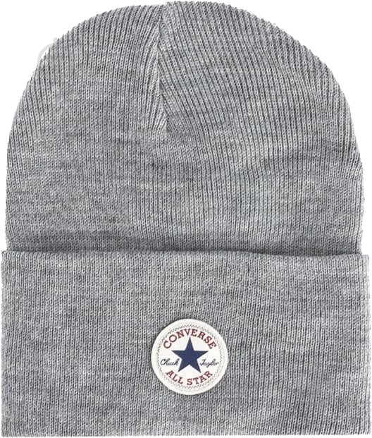 Шапка Converse Cp Beanie 10022137-035 р.one size серый меланж - фото 1