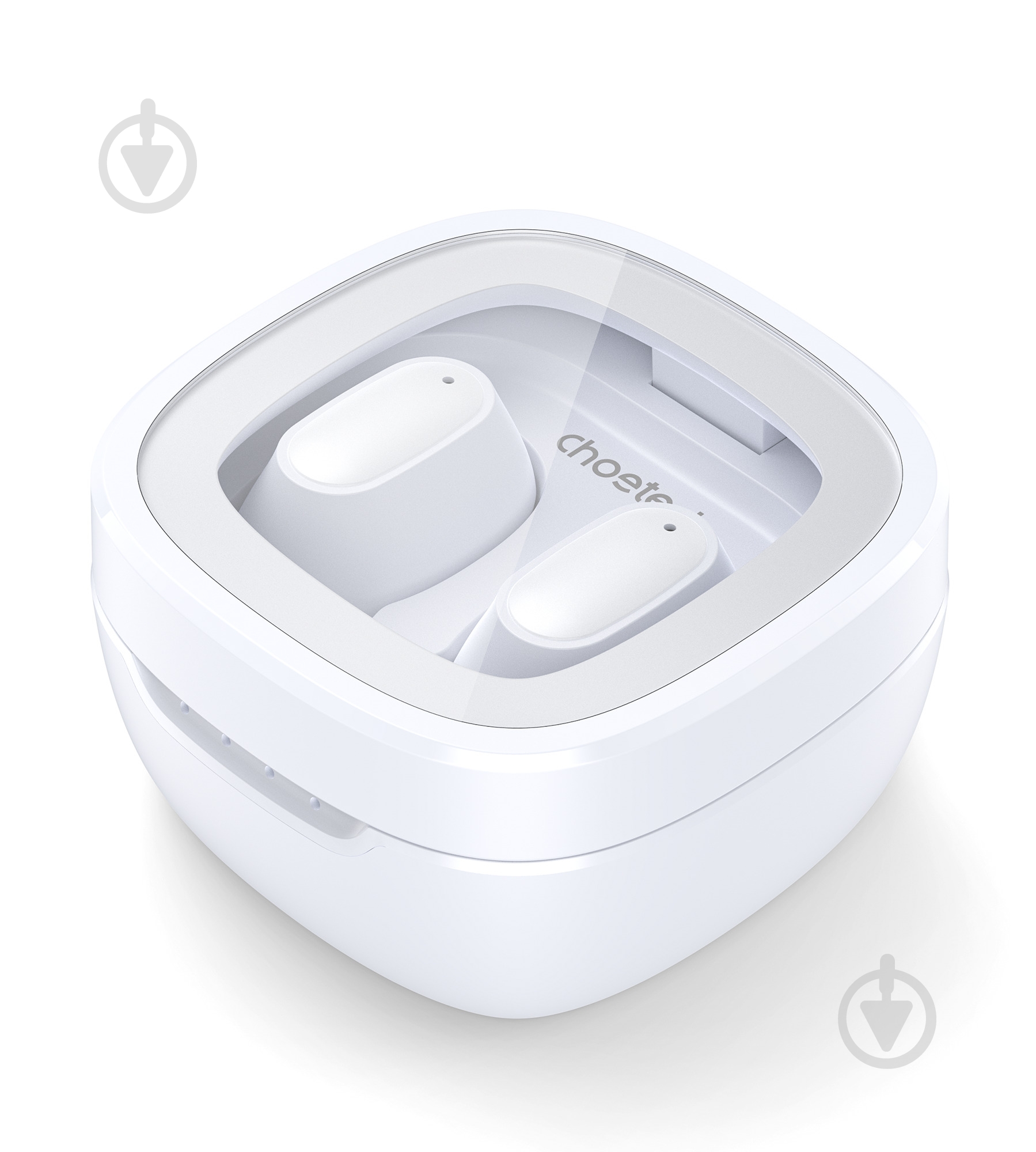 Навушники бездротові Choetech TWS Small Cube білі (HEAD-CHOE-BH-T23-WH) - фото 2