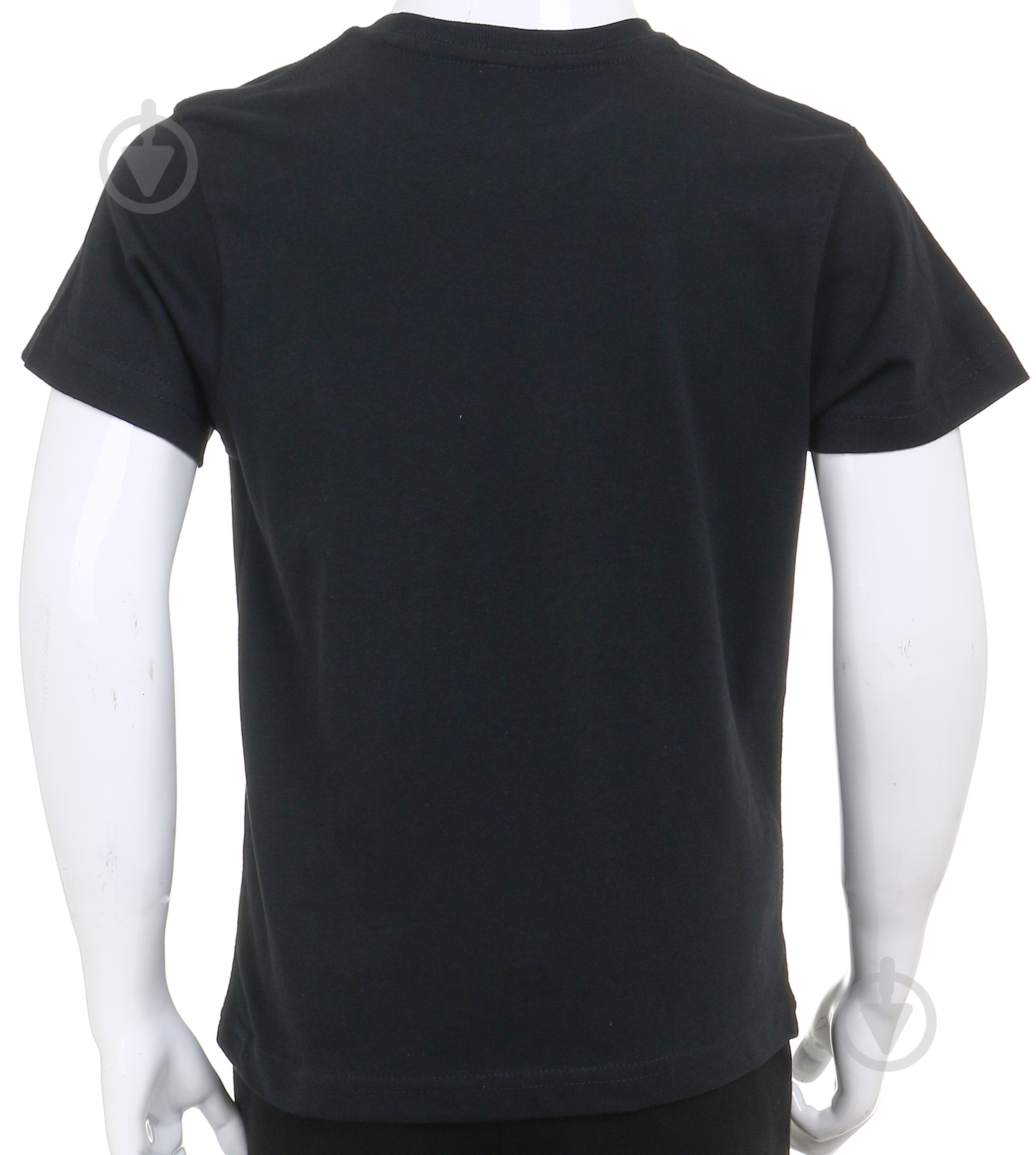 Футболка для девочек/для мальчиков р.128/134 черный 208 - фото 3