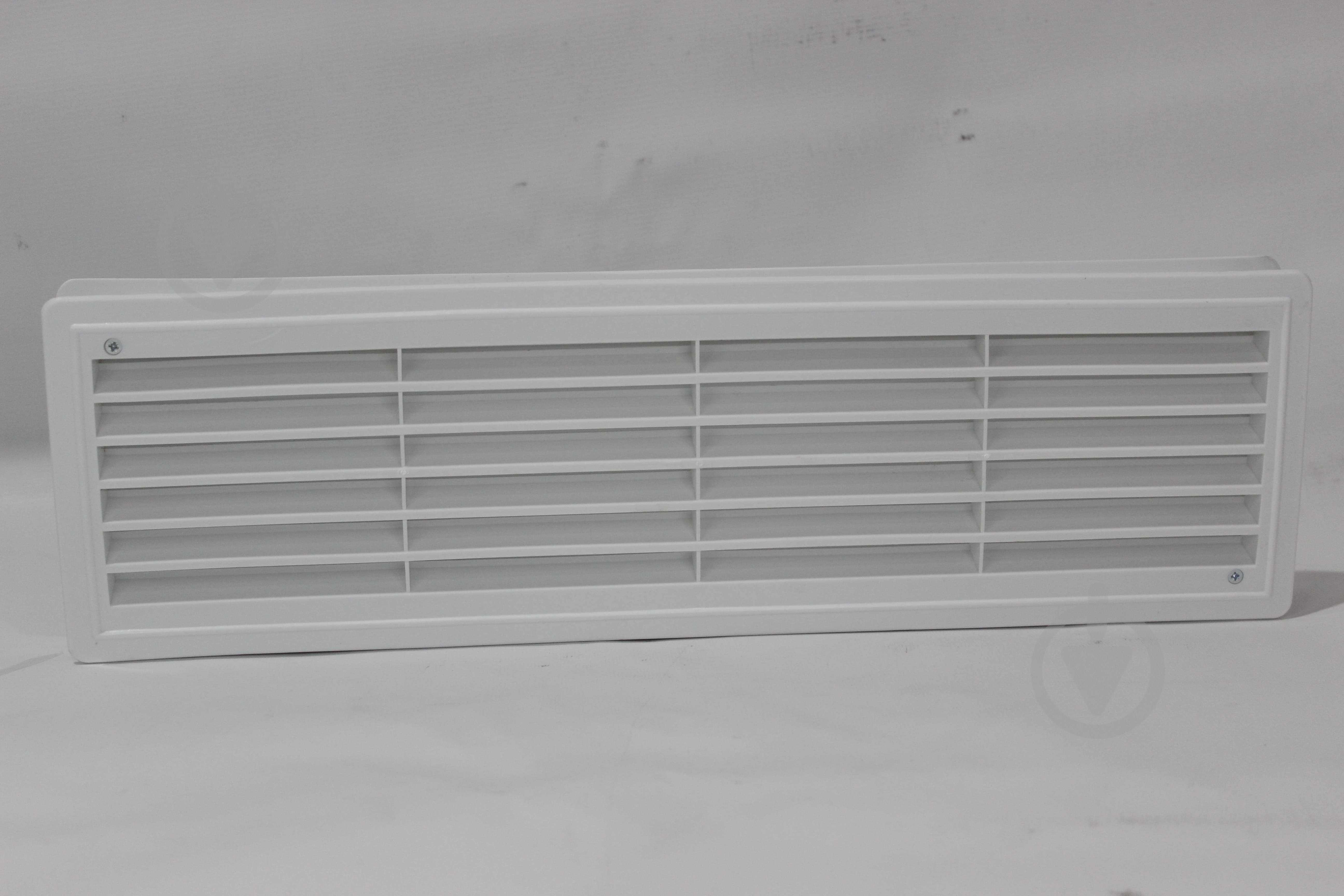 Решетка AirRoxy дверная 115x430 white пластик белый - фото 5