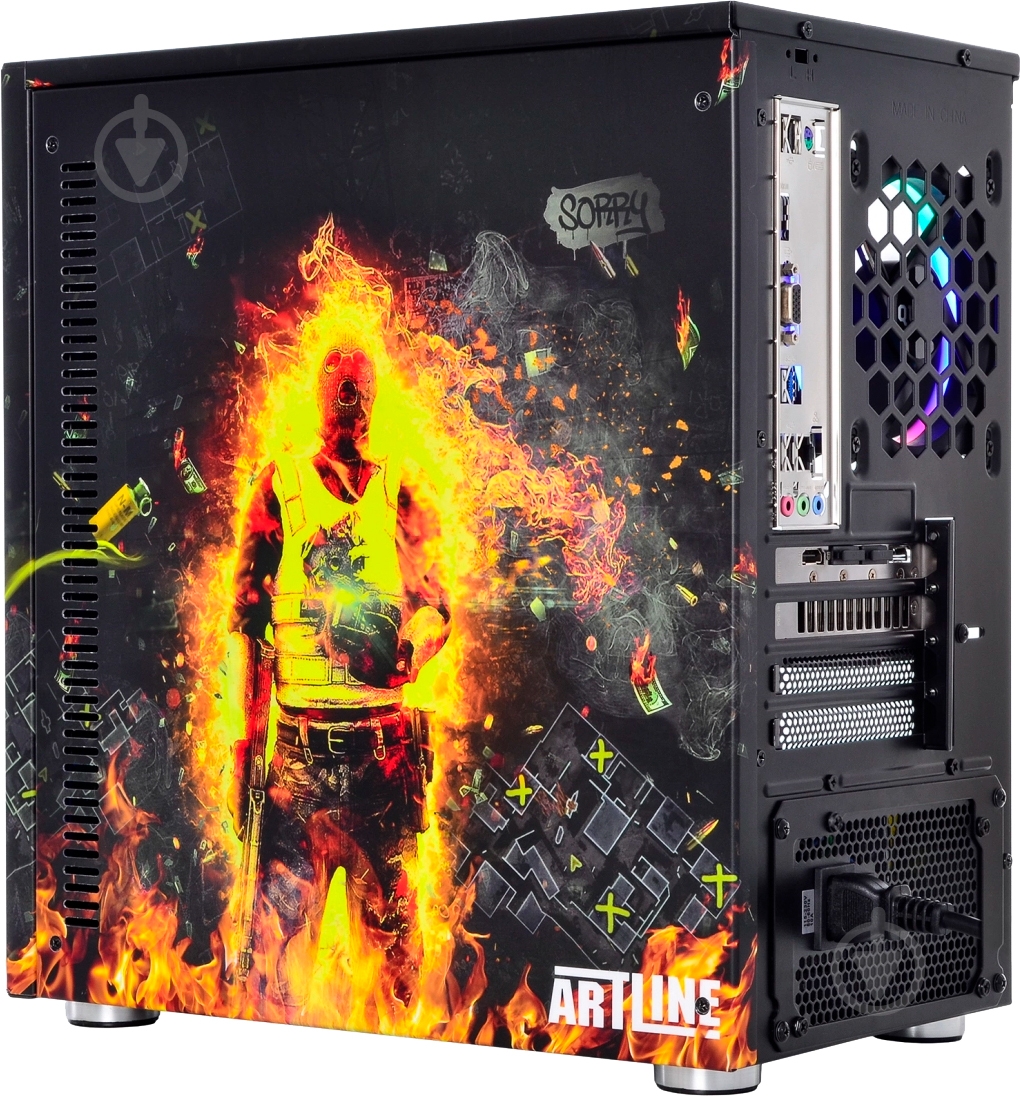 Системный блок Artline Overlord CG10 (CG10v08CS) black - фото 4