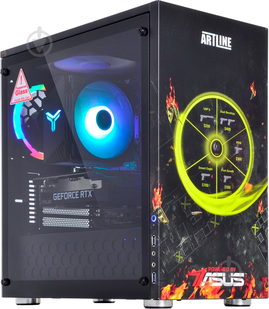 Системный блок Artline Overlord CG10 (CG10v08CS) black - фото 2