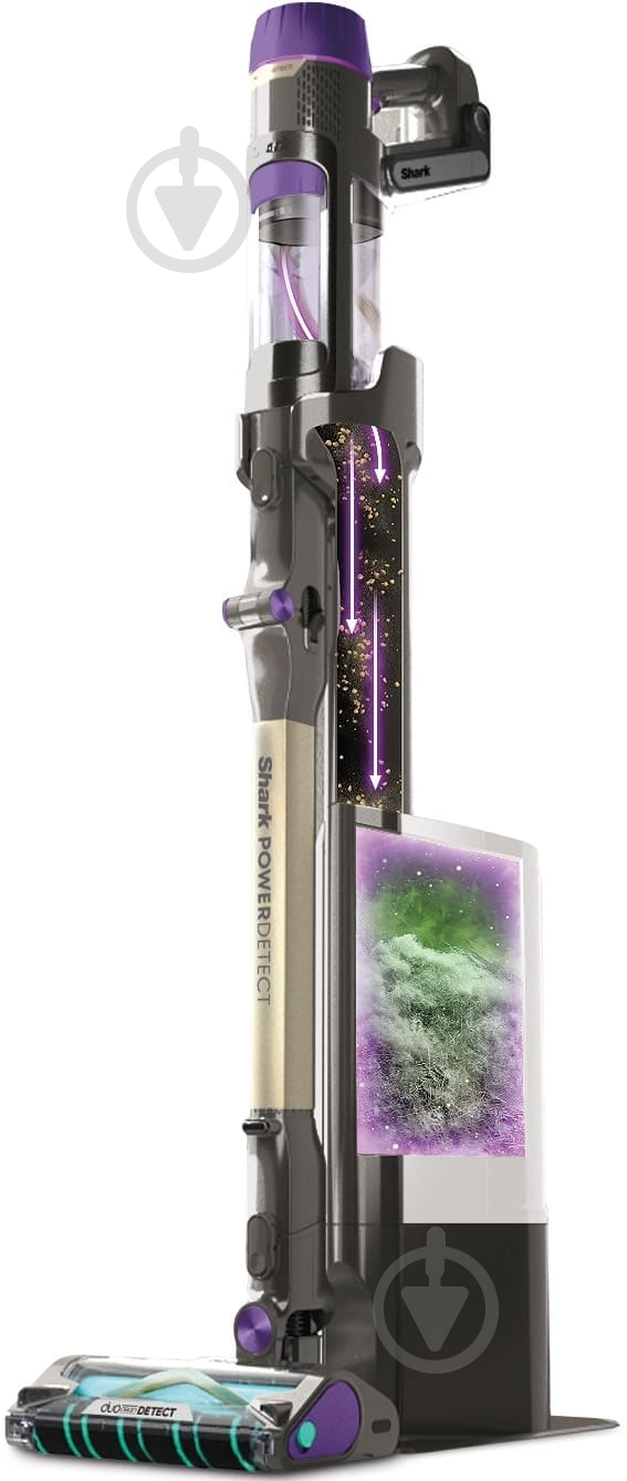 Пилосос акумуляторний Shark Detect Pro Pro Max with Auto Empty System IP3251EUT grey - фото 4