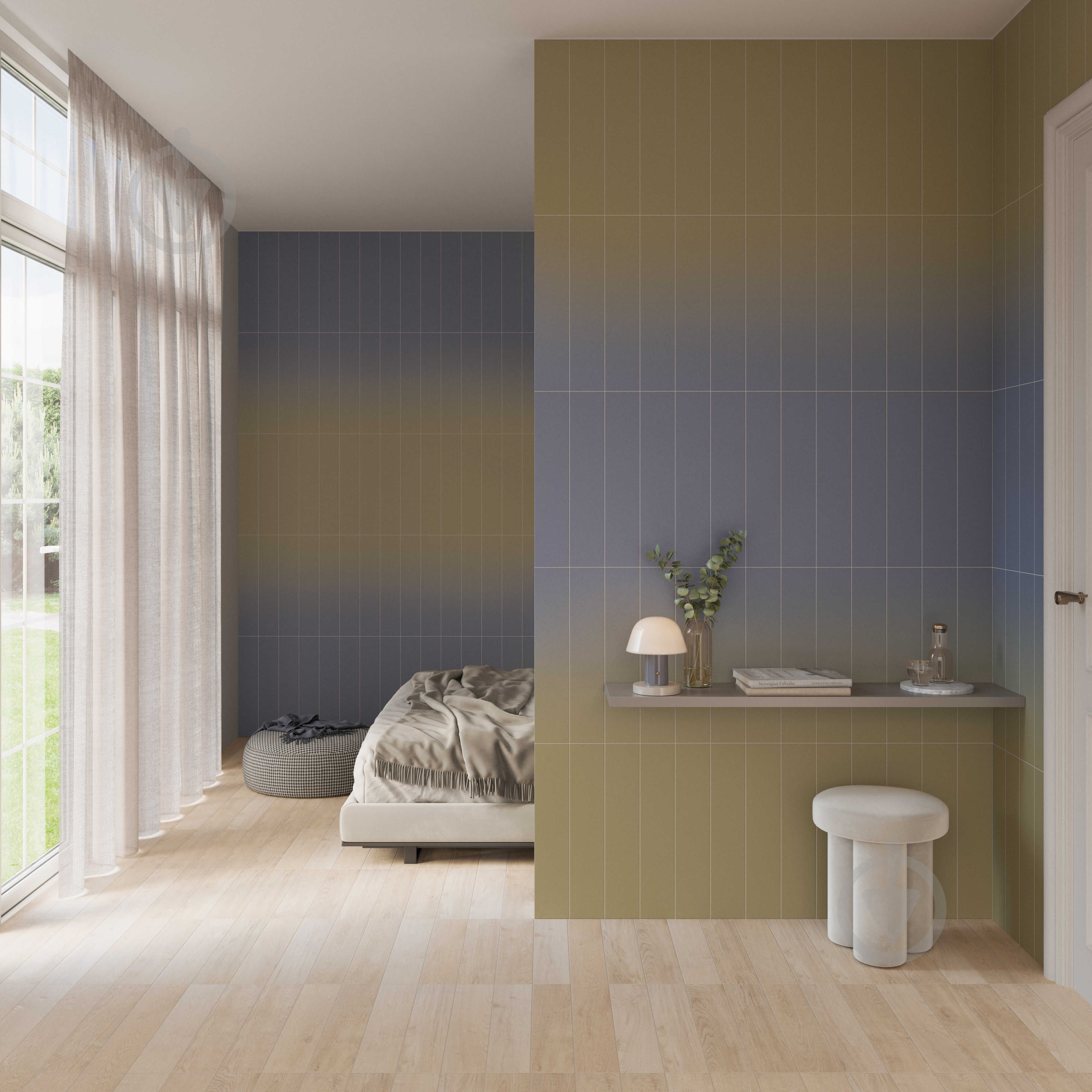 Плитка WOW TILES S.L. Melange khaki sea 10.7x54.2 см - фото 3