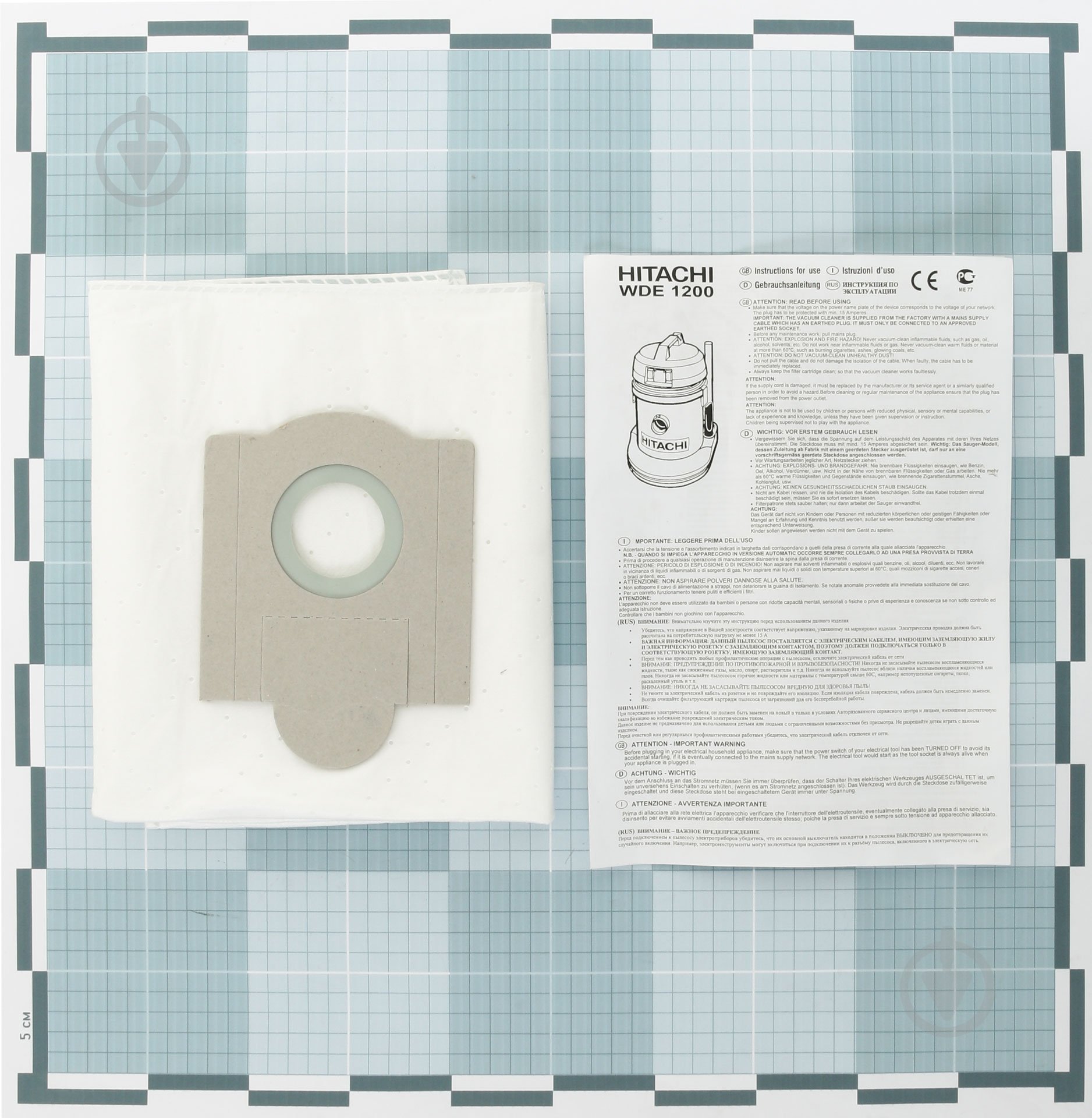 Пылесос Hitachi WDE 1200 - фото 6