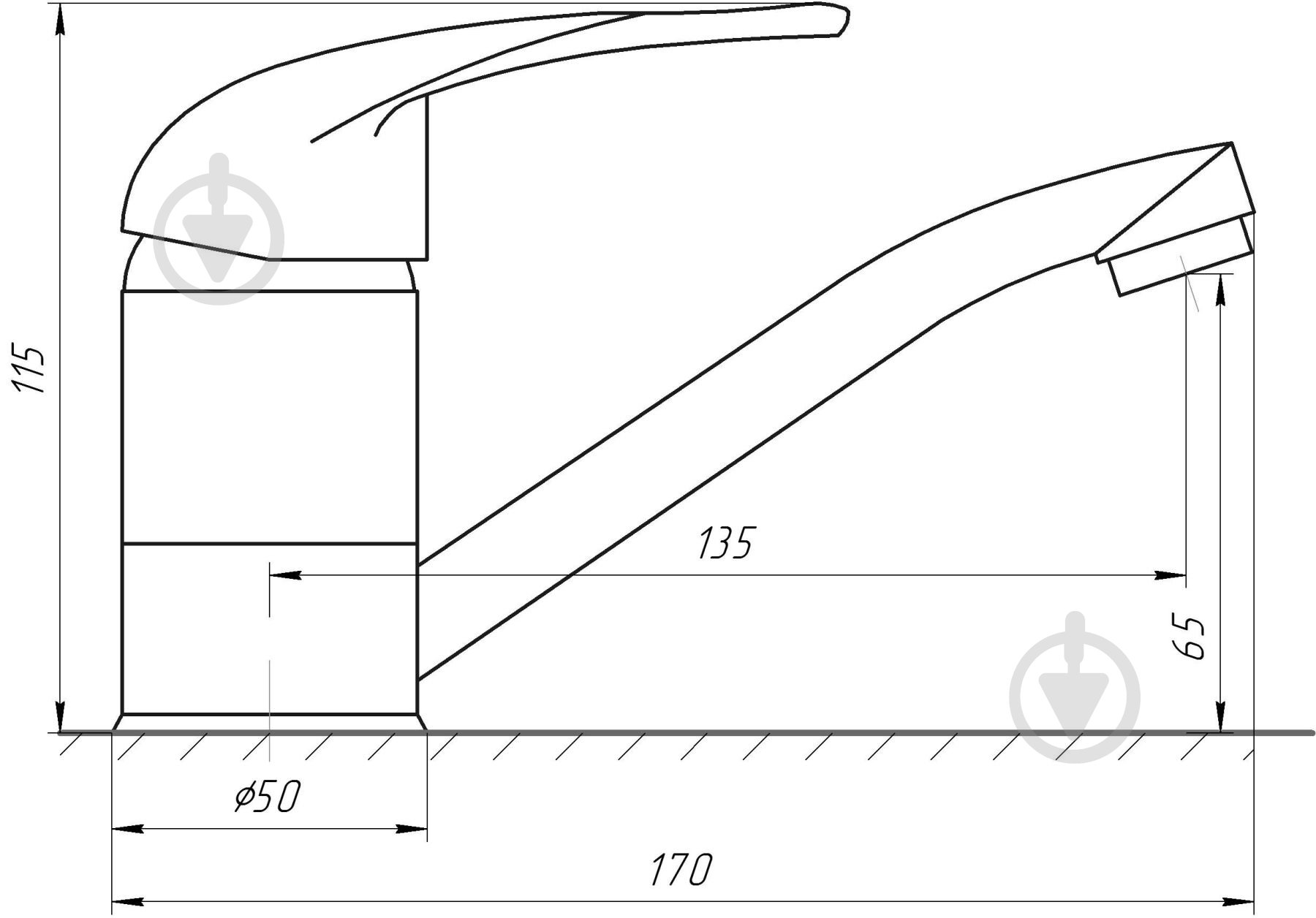 Смеситель для умывальника EcoMix E-GEZ-103M - фото 5 Смеситель для умывальника EcoMix E-GEZ-103M - фото 5