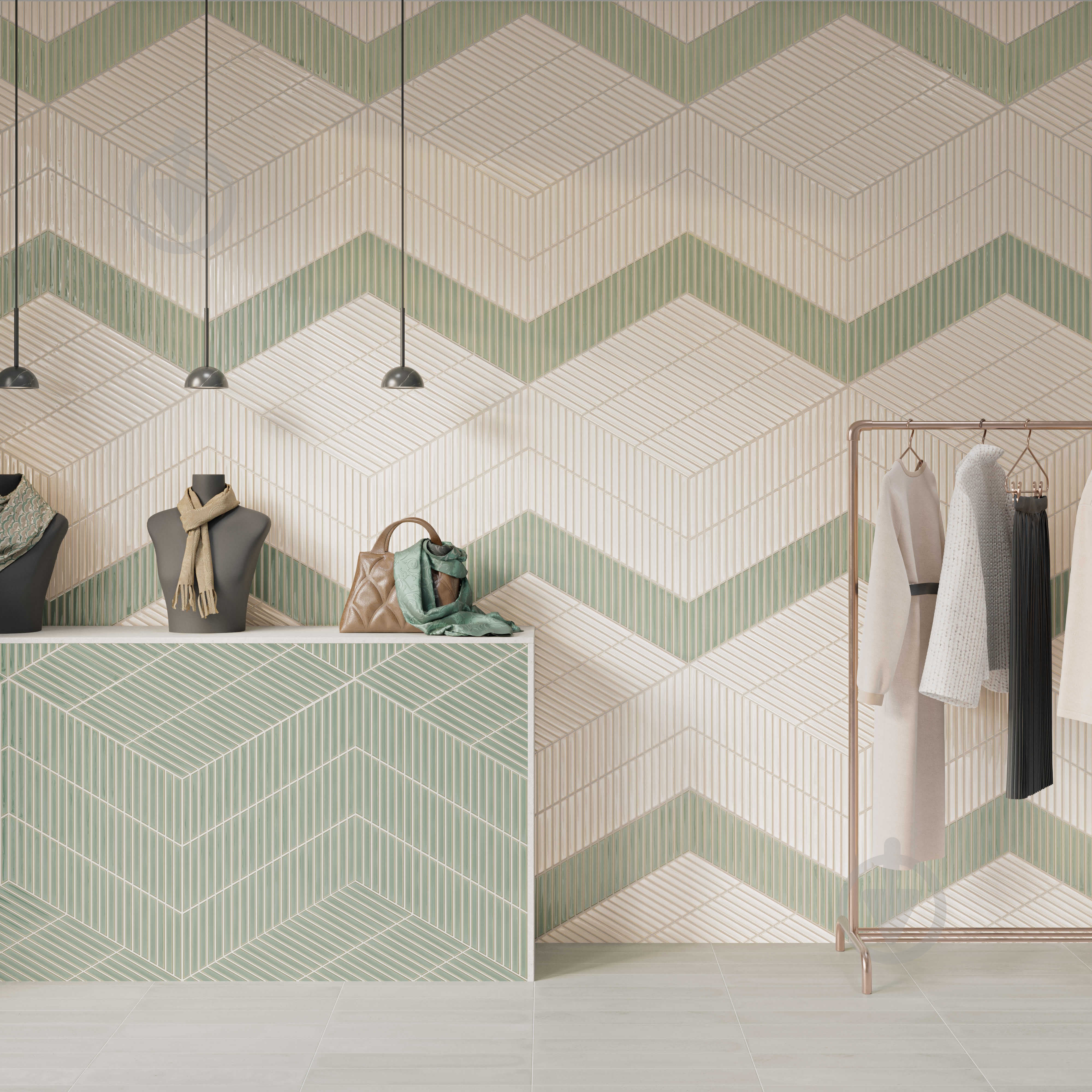 Плитка WOW TILES S.L. Spike bars a deep white 15x25,9 см - фото 4 Плитка WOW TILES S.L. Spike bars a deep white 15x25,9 см - фото 4