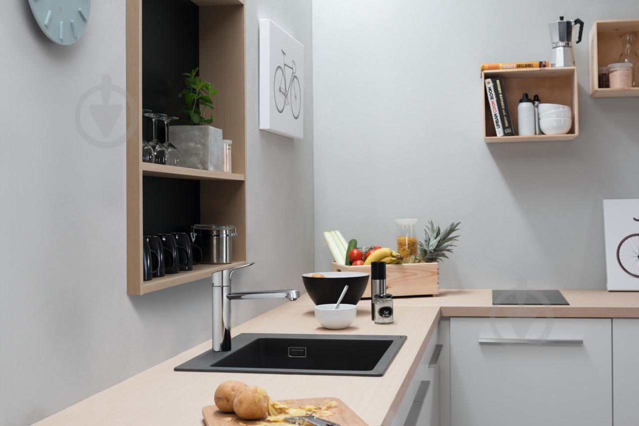Змішувач для кухні Hansgrohe 120 Focus M43 хром - фото 4 Змішувач для кухні Hansgrohe 120 Focus M43 хром - фото 4