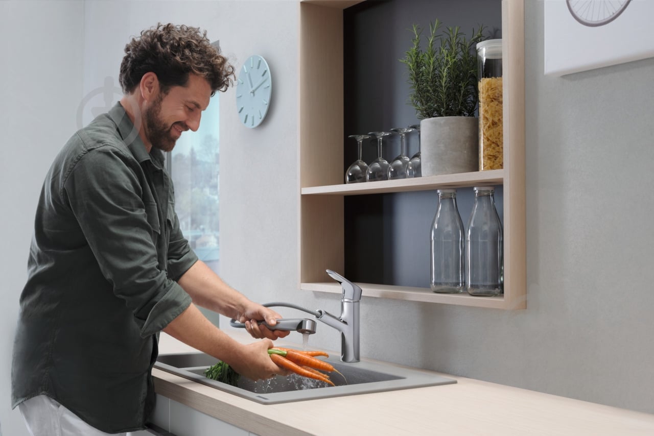 Змішувач для кухні Hansgrohe 150 Focus M43 хром - фото 3 Змішувач для кухні Hansgrohe 150 Focus M43 хром - фото 3