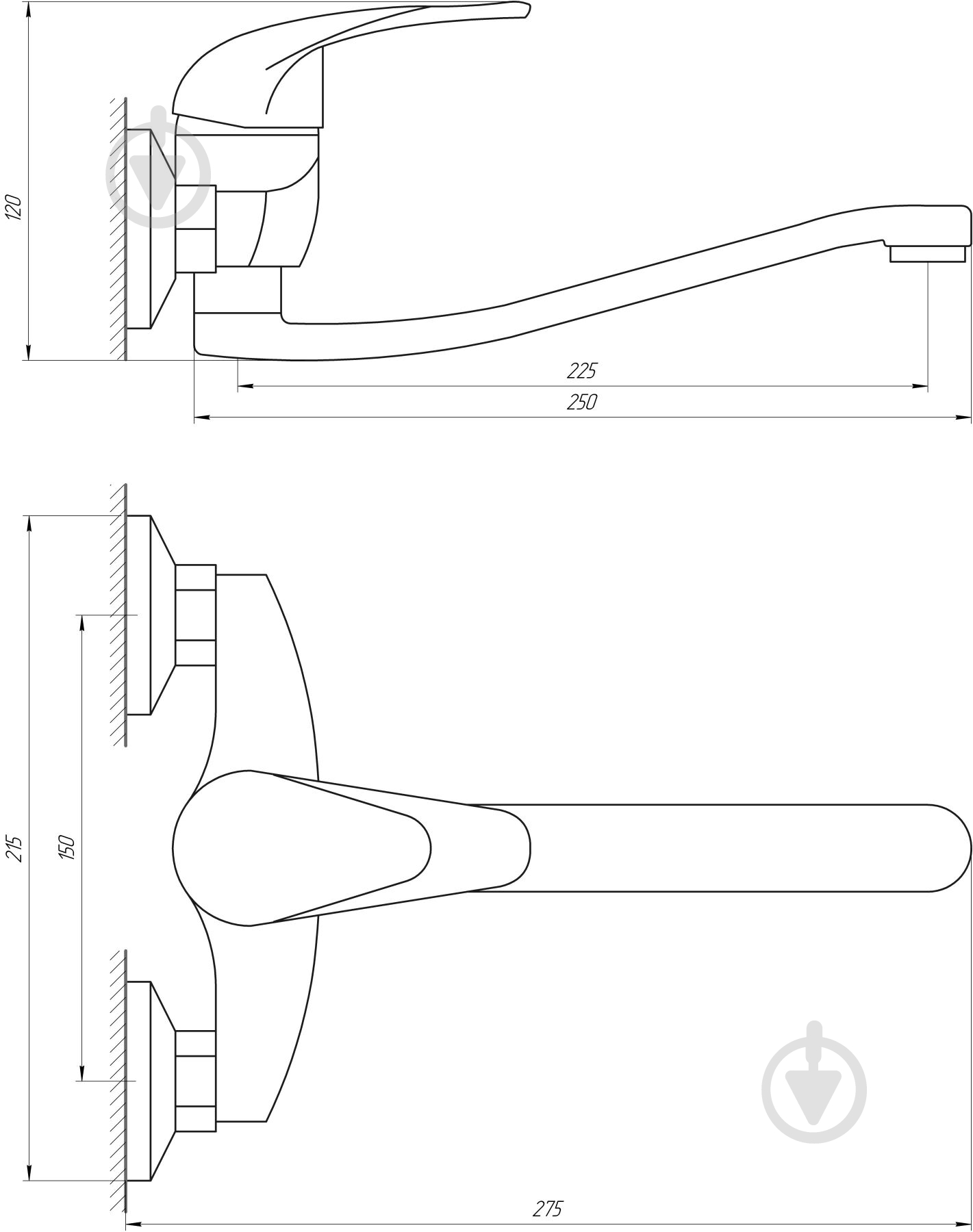 Смеситель для кухни EcoMix E-GEZ-104 - фото 5 Смеситель для кухни EcoMix E-GEZ-104 - фото 5
